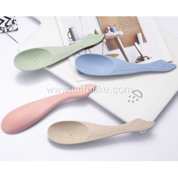 4-Pieces Fish Shaped Cartoon Spoon for Kids